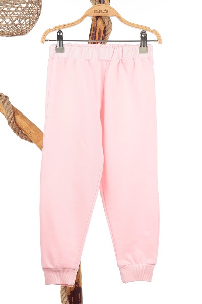 Pembe (3-6 Yaş) Coast Kol Baskılı Üç İp Şardonlu Kız Çocuk Takım 142187