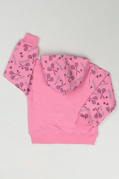 Pembe (3-7 Yaş) Baby Girls Baskılı Kız Çocuk Sweatshirt 84746