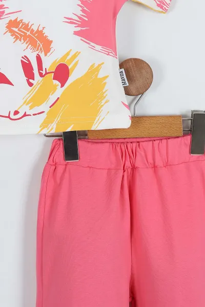 Pembe (3-7 Yaş) Fare baskılı Kız Çocuk Takım 260055