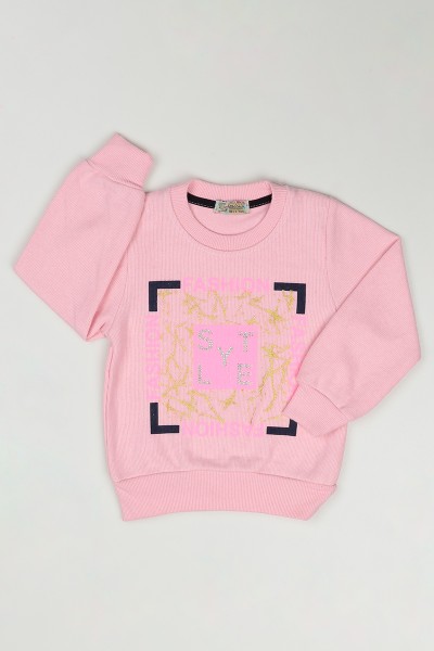 pembe-3-7-yas-fashion-baskili-kiz-cocuk-sweatshirt-84806