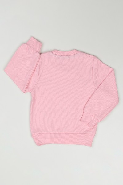 Pembe (3-7 Yaş) Fashion Baskılı Kız Çocuk Sweatshirt 84806