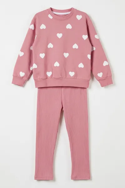 pembe-3-8-yas-kalp-baskili-2-ip-sweatli-fitilii-taytli-kiz-cocuk-mevsimlik-takim-484932