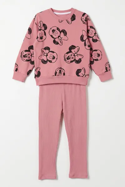 pembe-3-8-yas-karakter-baskili-2-ip-sweatli-fitilii-taytli-kiz-cocuk-mevsimlik-takim-484922