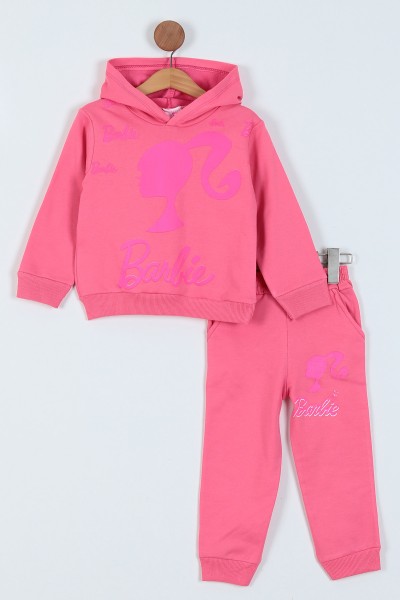 Pembe (3-9 Yaş) Baskılı  Kız Çocuk Takım 224138