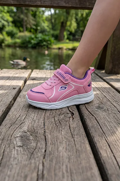 Pembe ( 30 - 35 ) Bağcıklı Cırt Bantlı Kız Çocuk Spor Ayakkabı 432768