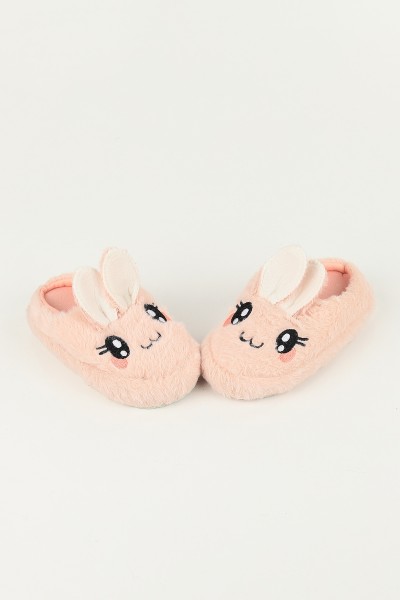 Pembe (30-35) Tavşan Nakışlı Kız Çocuk Panduf Terlik 147100