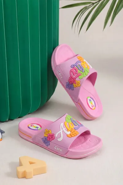 Pembe ( 31 - 35 ) Figürlü Kız Çocuk Terlik 462497
