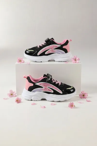 Pembe (31-35)Cırt Cırtlı Kız Çocuk Spor Ayakkabı 472134