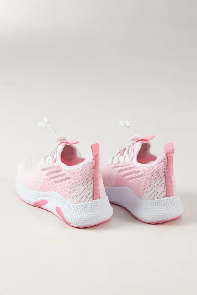 Pembe (31-35)File Sıkılabilen Lastikli Bağcıklı Kız Çocuk Spor Ayakkabı 472059