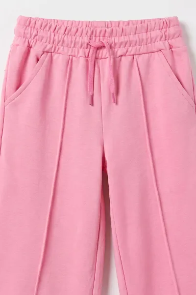 Pembe (4-12 Yaş) Baskılı ve Aksesuarlı Oysho Kız Çocuk 2'li Takım 501990