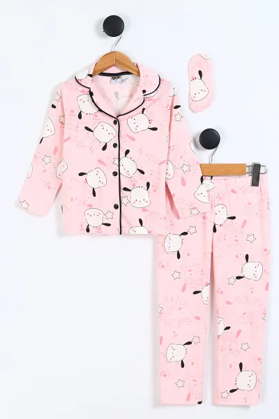 pembe-4-12-yashappy-time-baskili-on-dugmeli-goz-bandi-detayli-kiz-cocuk-pijama-takim-337897