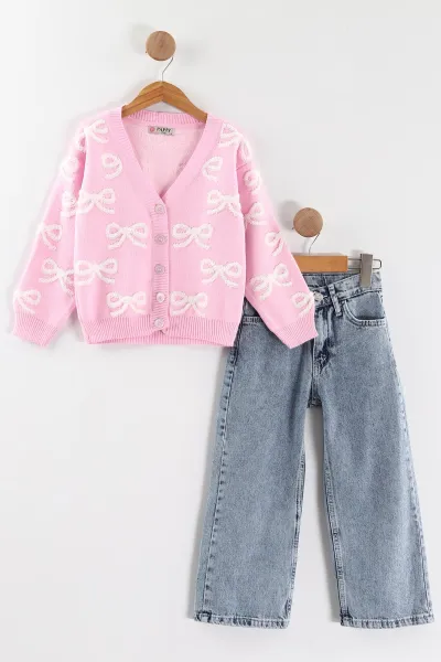 pembe-4-12-yassuzene-fiyonklu-triko-hirkali-kot-pantolonlu-kiz-cocuk-takim-433751