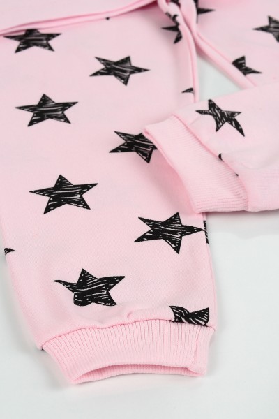 Pembe (4-6 yaş) Super Mini Baskılı Kız Çocuk Pijama Takımı 125576