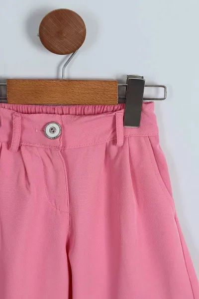 Pembe (4-9 Yaş) Double Kargo Kız Çocuk Pantolon 246167