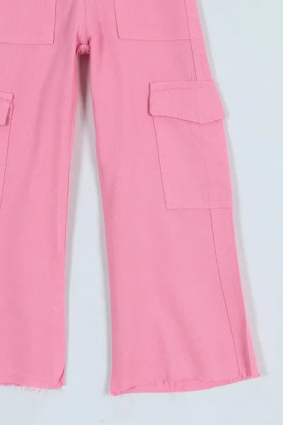 Pembe (4-9 Yaş) Viskon  Kız Çocuk Pantolon246177