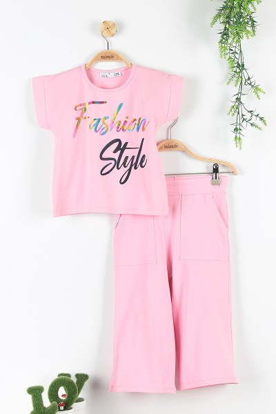 pembe-5-8-yas-fashion-baskili-kol-detayli-kiz-cocuk-takim-172742