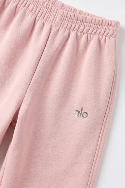 Pembe (5-9 Yaş) Alo Baskılı Dantel Eklentili 3 İp Şardonlu Kız Çocuk Kışlık Takım 493978