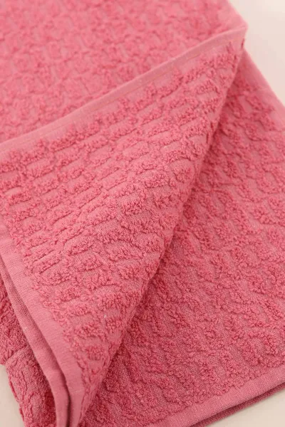 Pembe 50x90 Cm Bella Home Dilber Desenli El Havlusu 395583