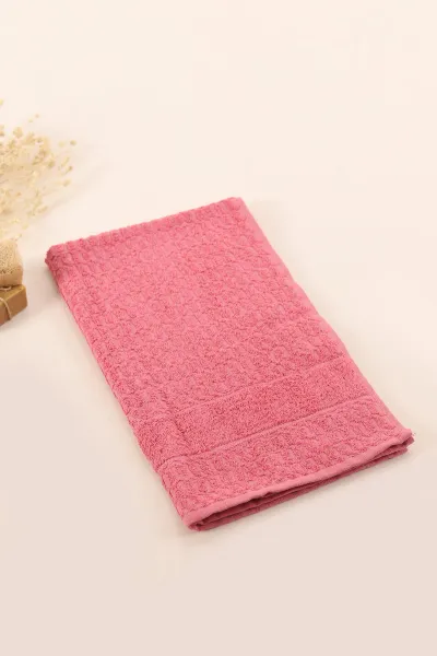 Pembe 50x90 Cm Bella Home Dilber Desenli El Havlusu 395583