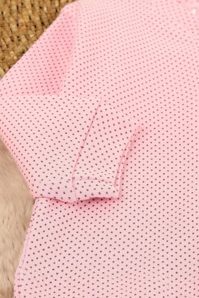 Pembe (6-12 Ay) Puanlı Önden Çıtçıtlı Bebe Takım 148424