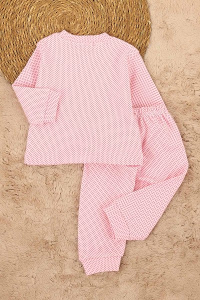 Pembe (6-12 Ay) Puanlı Önden Çıtçıtlı Bebe Takım 148424