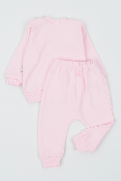 Pembe (6-18 Ay) Lıttle Gırl Angel Baskılı Kız Çocuk Takım 136717