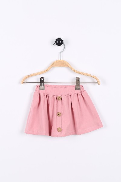 Pembe (6-18 Yaş) Ayıcık Baskılı Kız Çocuk İkili Takım 174876