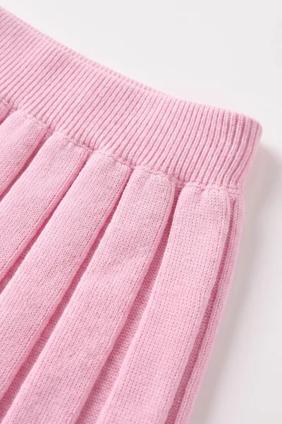 Pembe (6-24 Ay) Fiyonk Nakışlı Bandanalı Şortlu Kız Bebek Takım 474159