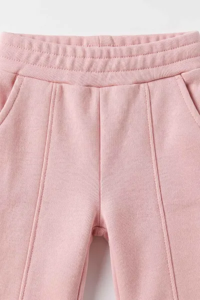 Pembe (6-24 Ay) İçi Peluş Montlu Kız Bebek 3'lü Takım 482584