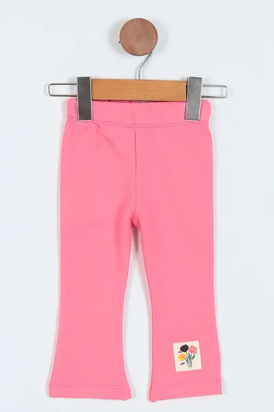 Pembe (6-24 Ay) Nakışlı İki İp Kız Bebe Takım 226761