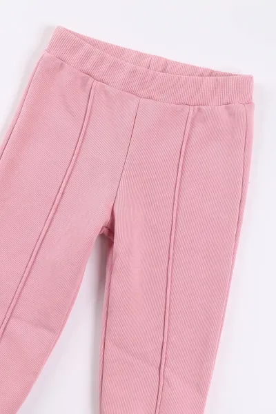 Pembe (6-24 Ay) Puantiye Baskılı Fiyonklu Alt Çimalı 3 İp Şardonlu Kız Bebek Kışlık Takım 497573
