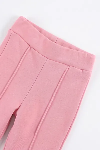 Pembe (6-24 Ay)Ayıcık Baskılı Alt Çimalı İçi Şardonlu Kız Bebek Kışlık Takım 495712