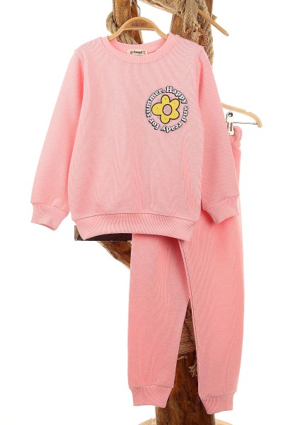 pembe-6-9-yas-papatya-baskili-tas-islemeli-selanik-kumas-kiz-cocuk-takim-149314