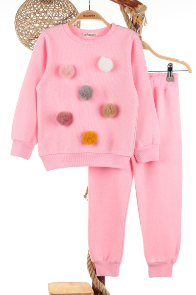 pembe-6-9-yas-rengarenk-ponponlu-selanik-kumas-kiz-cocuk-takim-144372