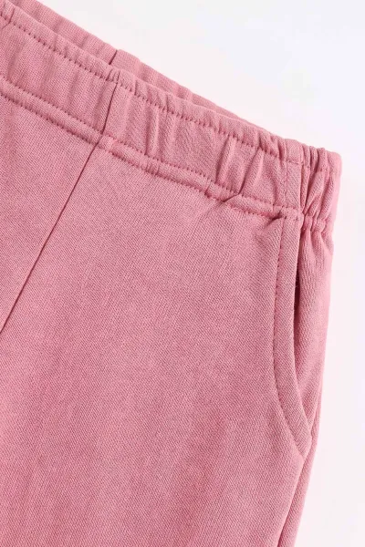 Pembe (7-10 Yaş)Star Kız Baskılı  Kız Çocuk Pijama Takımı 477007