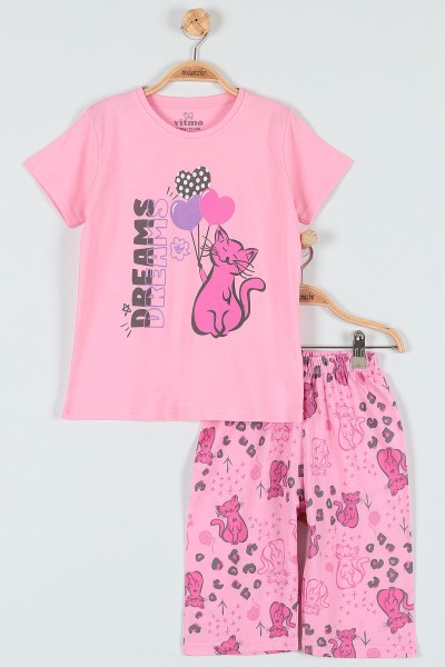 pembe-7-9-yas-kedi-balonlu-baskili-kaprili-kiz-cocuk-pijama-takimi-182013