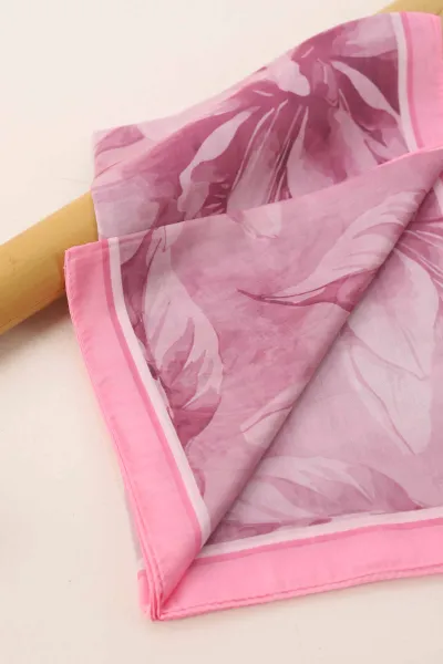 Pembe 75x180 Cm Our Fashion Dijital Baskılı Desenli Nova Şal 396794