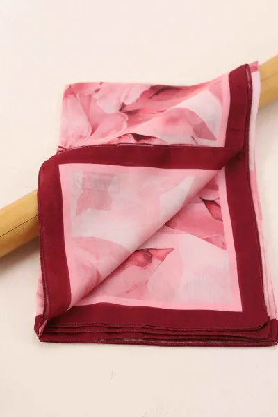 Pembe 75x180 Cm Our Fashion Dijital Baskılı Desenli Soft Şal 396841