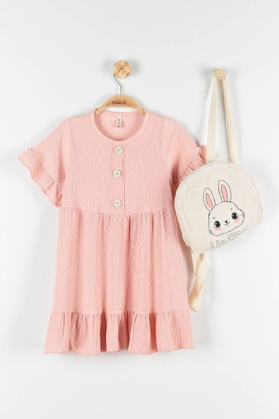 pembe-8-11-yas-tavsan-baskili-canta-aksesuarli-firfirli-kiz-cocuk-elbise-172272
