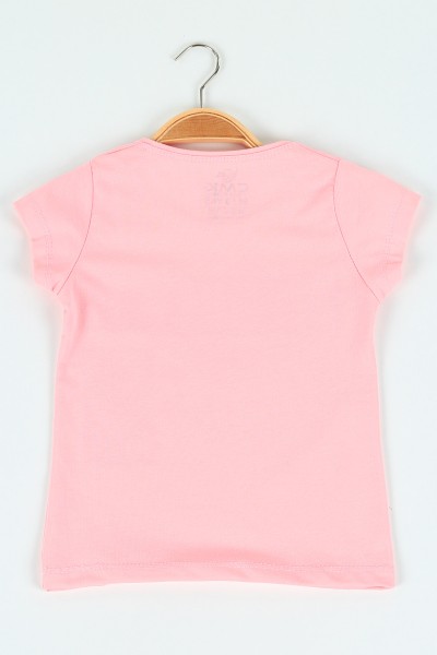 Pembe (8-12 yaş) Dream Baskılı Kız Çocuk Tişört 119988