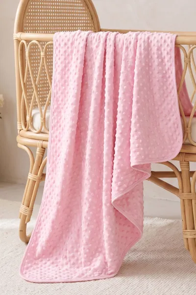 Pembe (80*90 cm) Wellsoft Bebek Nohut Battaniye 486565