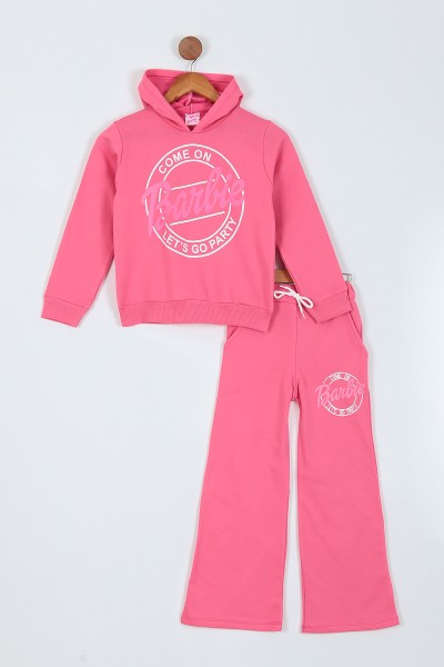 pembe-9-13-yas-barbie-baskili-kapusonlu-iki-ip-kiz-cocuk-takim-219748