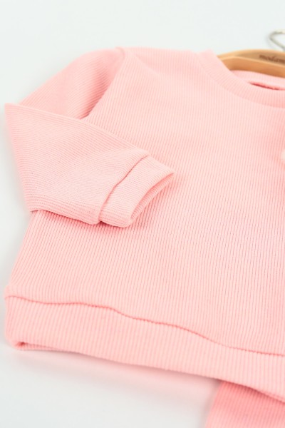 Pembe (9-18 ay) Ayıcıklı Kız Çocuk Takım 127411