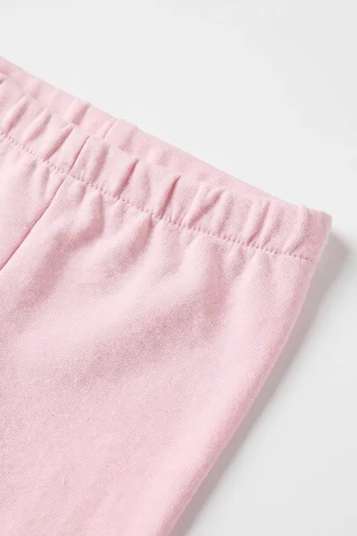 Pembe (9-18 Ay)Papatya Süzene Nakışlı Çıtçıtlı Kız Bebek Takım 476280