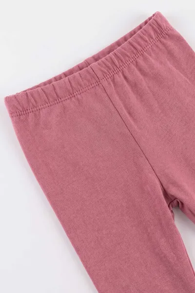 Pembe (9-24 Ay)Fiyonklu Çıtçıtlı İki İp Kız Bebek Takım 484794