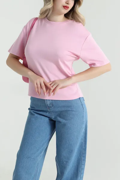 Pembe Arkası Yırtmaçlı Oysho Kadın Üst 465716