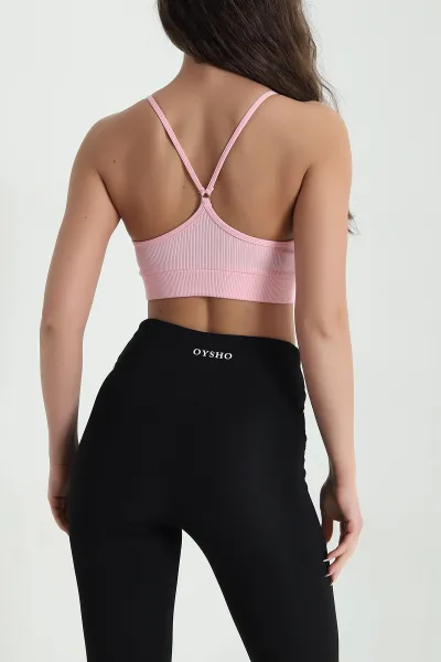 Pembe Askılı Destekli Kadın Büstiyer 458119