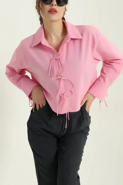 pembe-baglama-tasarimli-poplin-bayan-gomlek-336839