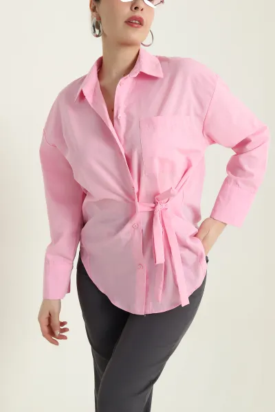 pembe-baglamali-tasarim-poplin-kadin-gomlek-437155