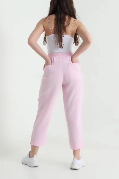 Pembe Balıksırtı Detay Terni Kadın Pantolon 454753